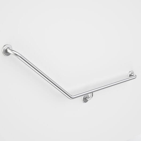 Care Support Grab Rail - 140 Degree Angled 870x700 RH - Stainless Steel