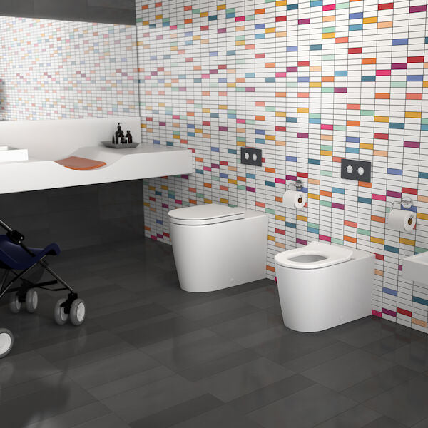 Liano Junior Cleanflush® Invisi Series II® Wall Faced Toilet Suite