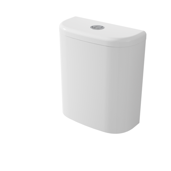 Contura II Close Coupled 4s BE Cistern - White