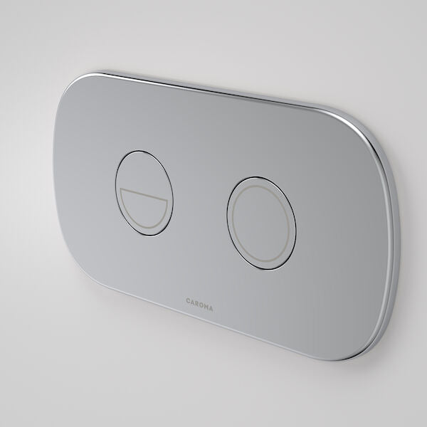 Contura II Invisi Series II® Round DC Dual Flush Button Panel - Chrome