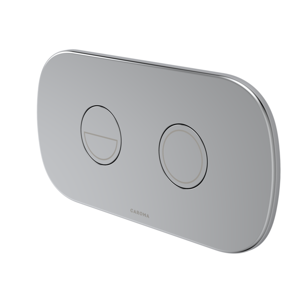 Contura II Invisi Series II® Round DC Dual Flush Button Panel - Chrome