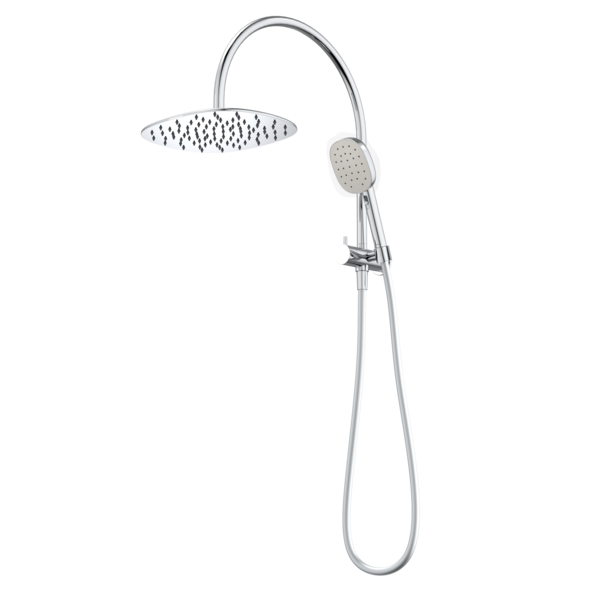 Contura II Compact Twin Shower - Chrome