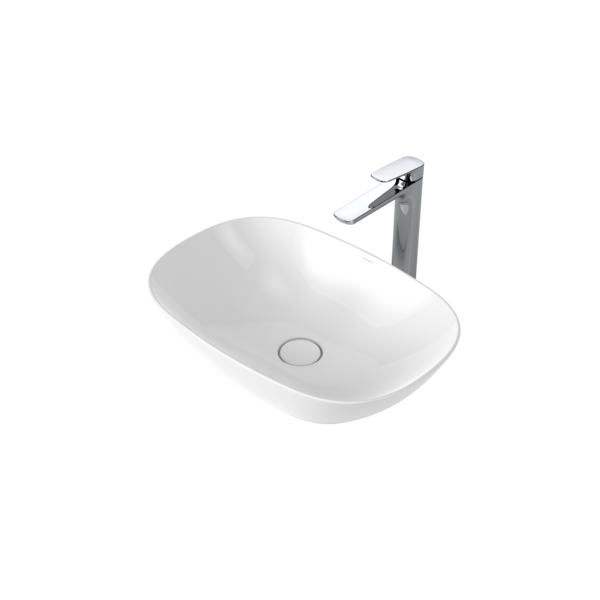 Contura II 530mm Above Counter Basin - White