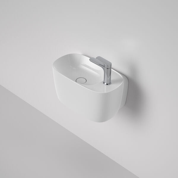Contura II Hand Wall Basin (1 Tap Hole) - White
