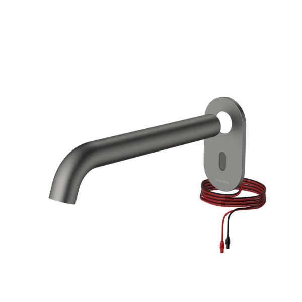 Liano II Sensor 210mm Wall Outlet - Trim Only - Gunmetal