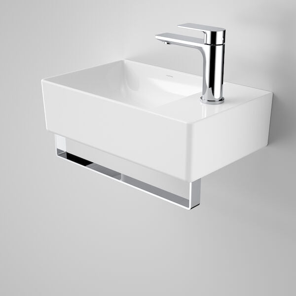 Urbane II Hand Wall Basin Integrated Rail - Chrome