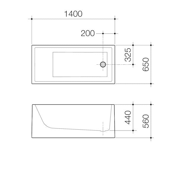 Liano 1400 Freestanding Bath