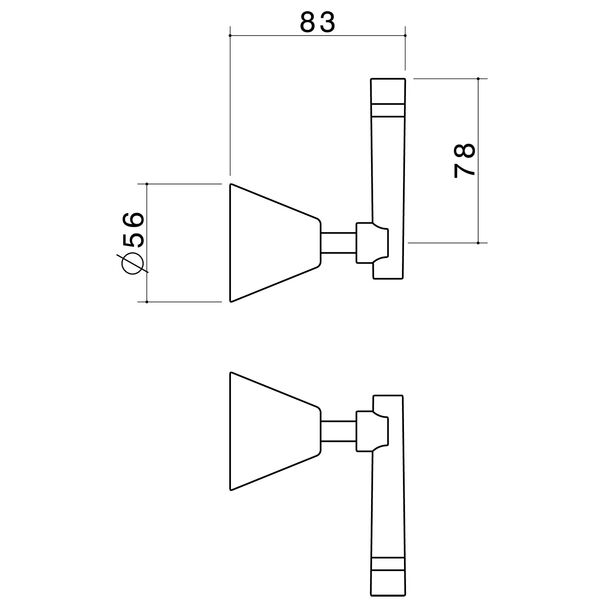 Elegance Lever Care Wall Top Assemblies (Lead Free)