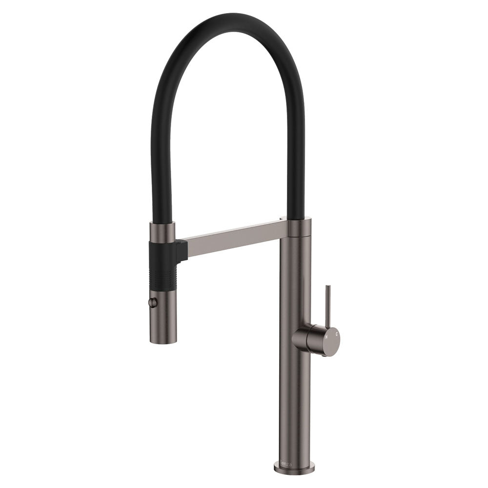 Kaya Pull Down Sink Mixer, Gun Metal