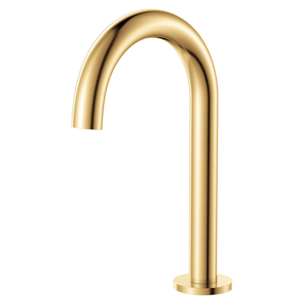 Kaya Hob-Mounted Basin/Bath Outlet, Urban Brass