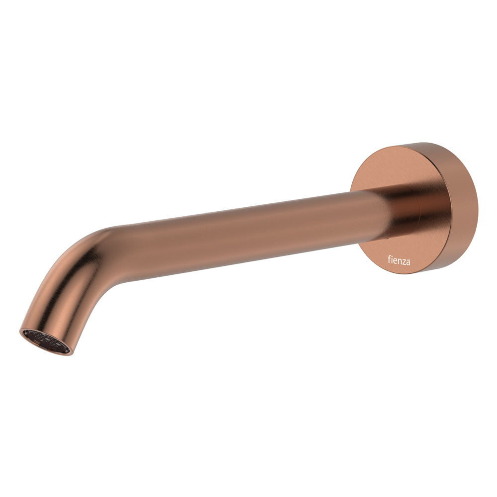 Kaya Basin/Bath Outlet, 220mm, Brushed Copper