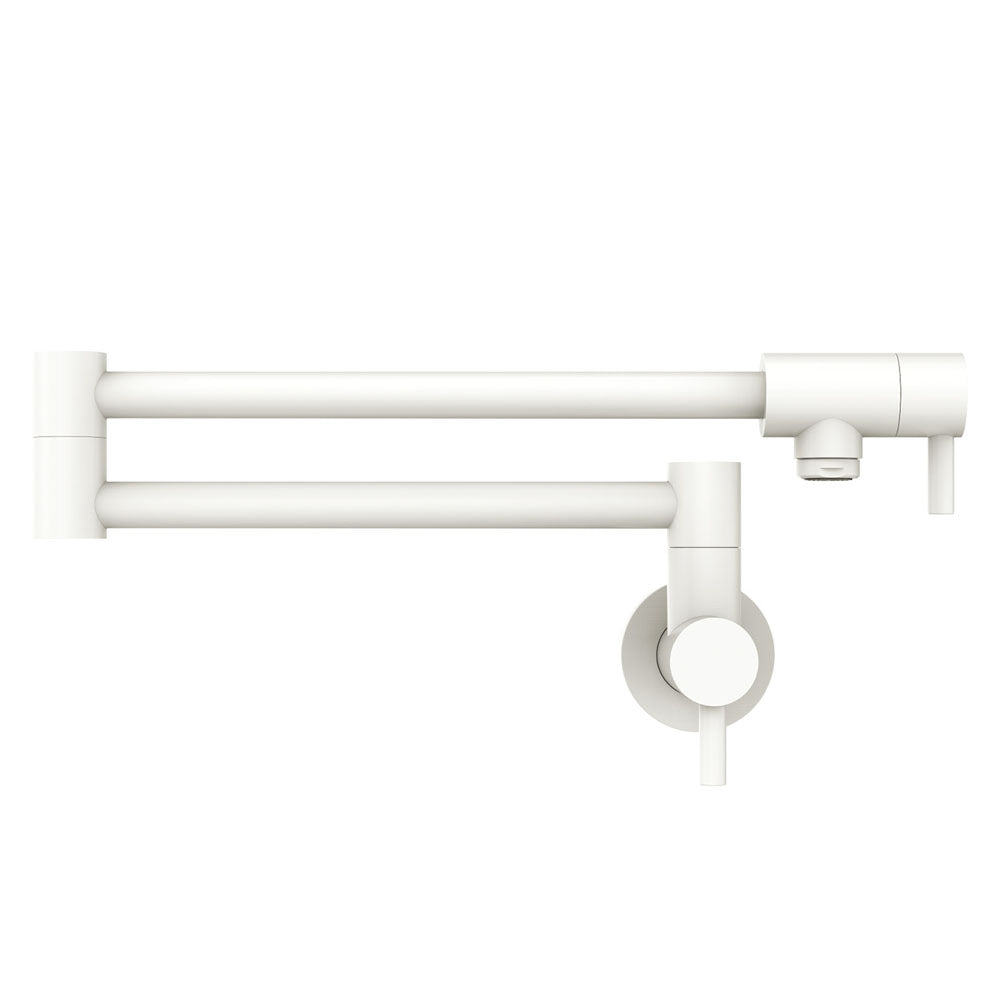 Kaya Pot Filler, Matte White