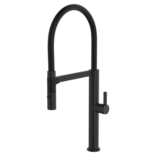 Sansa Pull Down Sink Mixer, Matte Black