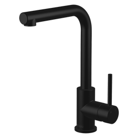 Abey Lucia Side Lever Sink Mixer Black 3K6-B