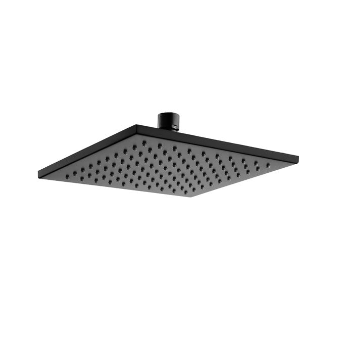 Modena Shower Head, 200mm, Matte Black