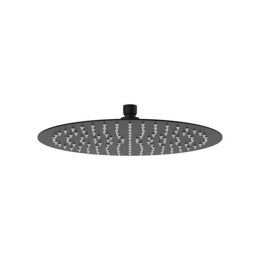 Slice Round Shower Head, 300mm, Matte Black