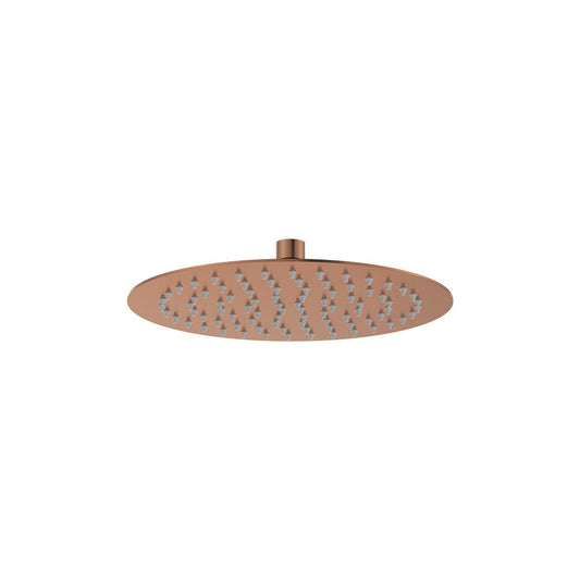 Kaya Shower Head, 250mm, Brushed Copper