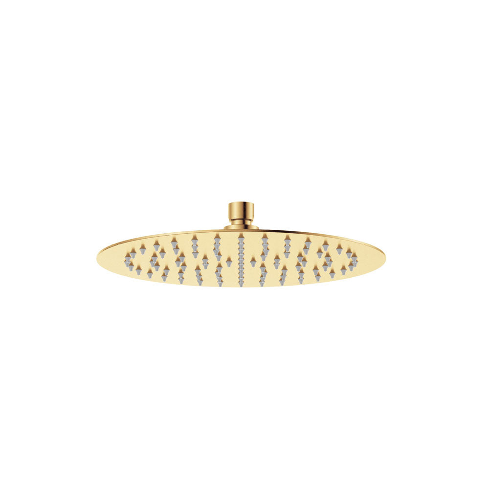 Kaya Shower Head, 250mm, Urban Brass