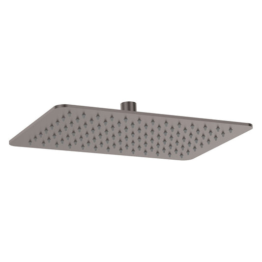 Koko Rectangular Shower Head, Gun Metal