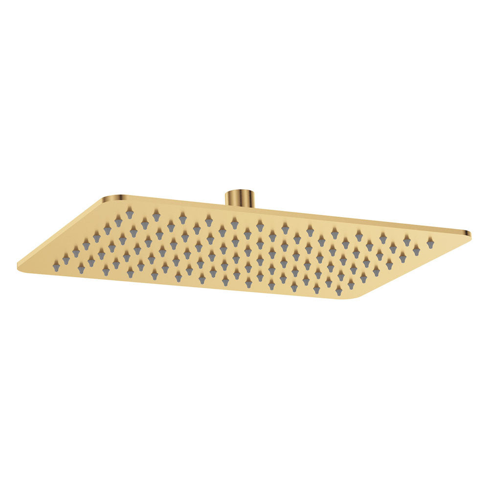 Koko Rectangular Shower Head, Urban Brass