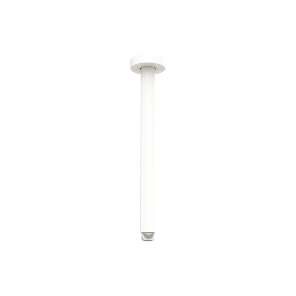 Round Shower Dropper, 300mm, Matte White