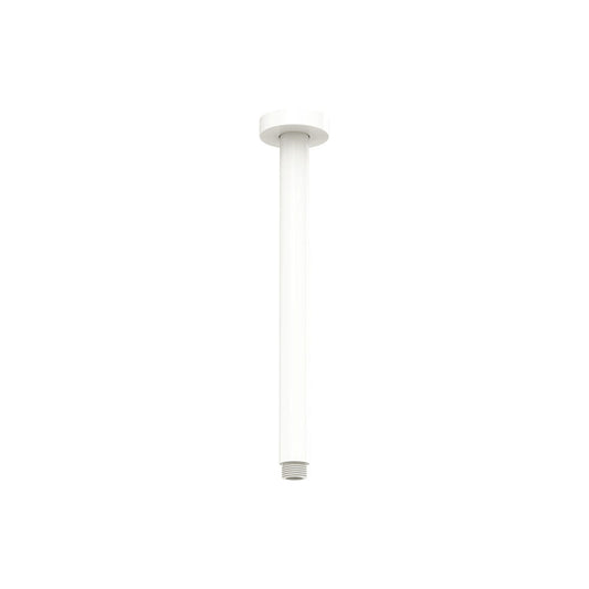 Round Shower Dropper, 300mm, Matte White