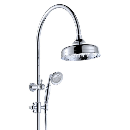 Lillian Twin Shower, Chrome