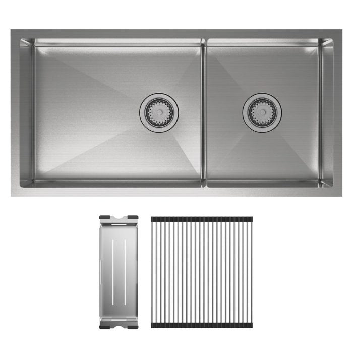 Hana 40L/27L Double Kitchen Sink Kit