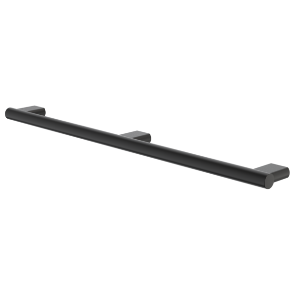 Opal Support Rail 800mm Straight - Matte Black