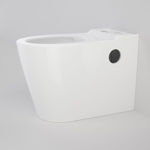 Care 660 Wall Faced Close Coupled Easy Height BE Pan with Armrest Holes GermGard®