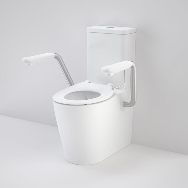 Care 660 Cleanflush WFCC Easy Height BE Suite with Armrests and Caravelle Single Flap Seat White (GermGard®)