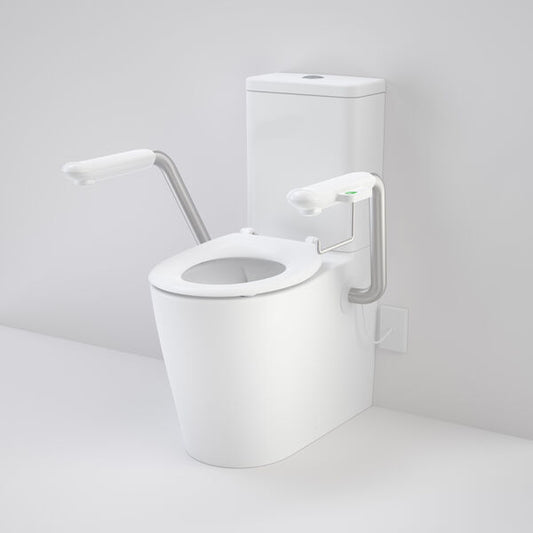 Care 660 Cleanflush WFCC Easy Height BE Suite with Nurse Call Armrests Left and Caravelle Single Flap Seat White - with GERMGARD®