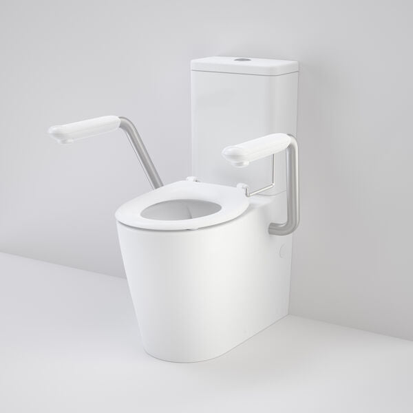 Care 660 Cleanflush WFCC Easy Height BI Suite with Armrests and Caravelle Single Flap Seat White