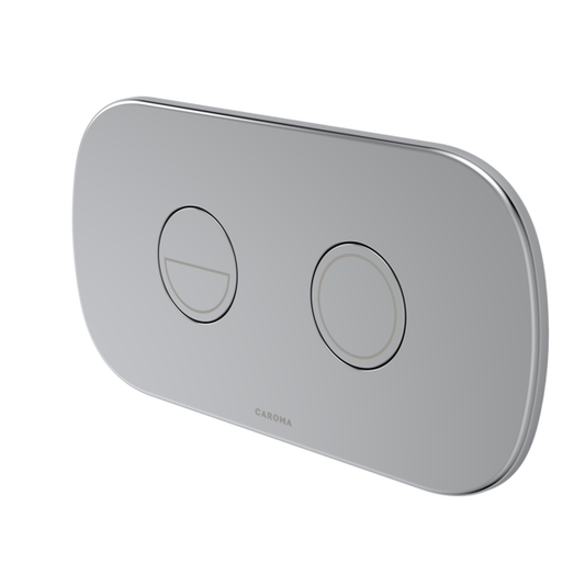 Contura II Invisi Series II® Round DC Dual Flush Button Panel - Chrome