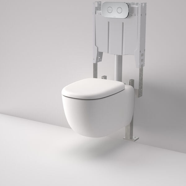 Contura II Cleanflush® Wall Hung Invisi Series II® Suite GermGard® - Matte White