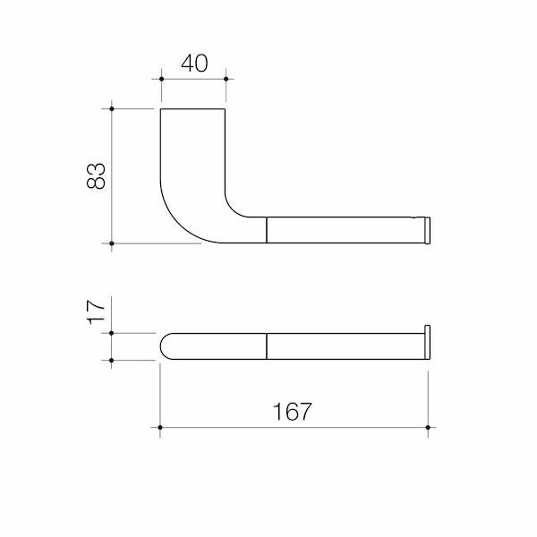 Contura II Toilet Roll Holder - Chrome