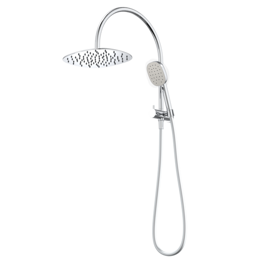 Contura II Compact Twin Shower - Chrome