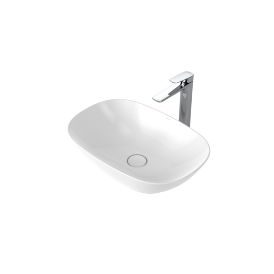Contura II 530mm Above Counter Basin - White