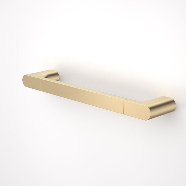 Urbane II Universal Rail Straight 400mm - Brushed Brass