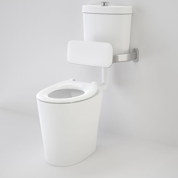 Care 610 Cleanflush Connector P Trap Suite with Backrest and Caravelle Single Flap Seat White