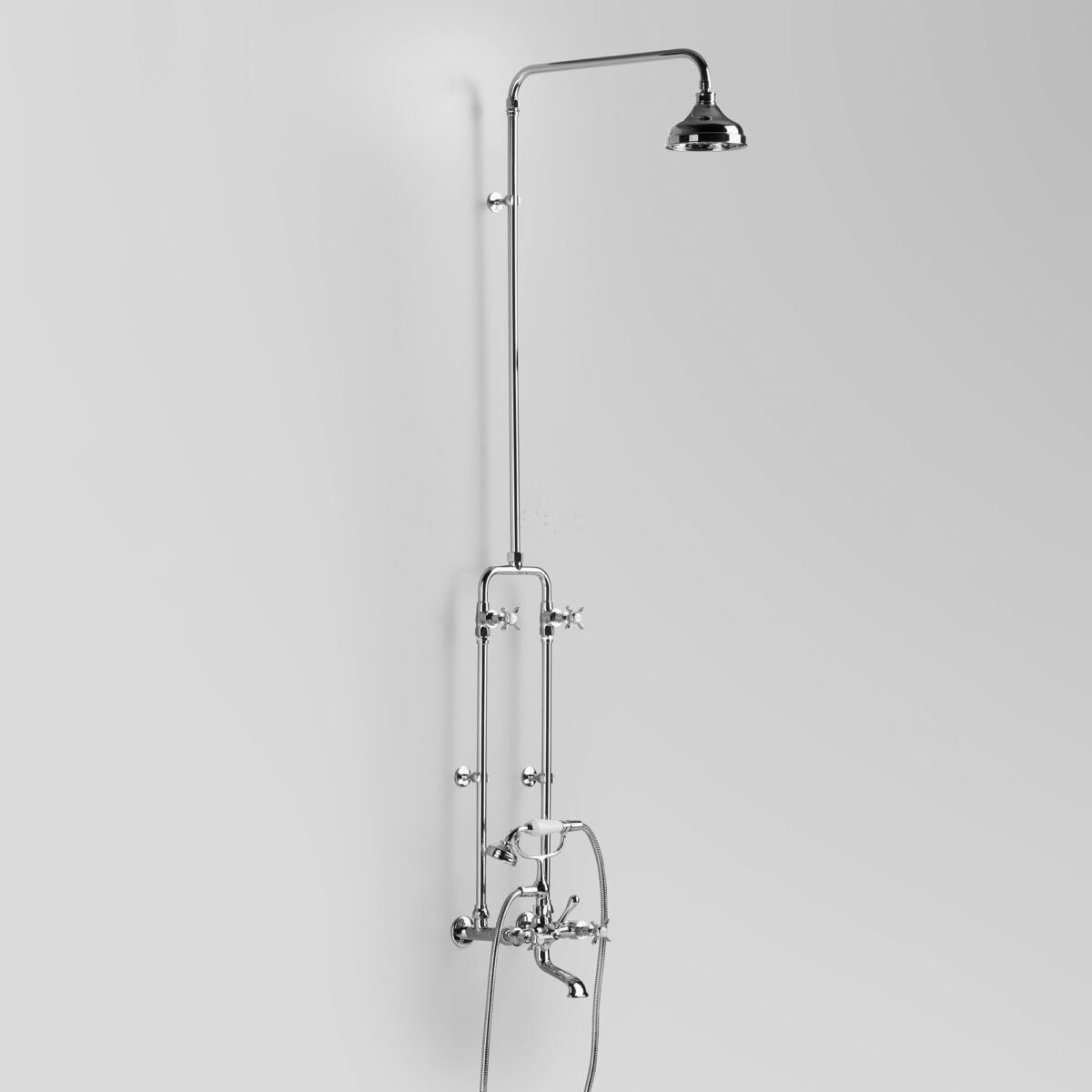 Bath/overhead shower Set w/ 150mm shower head & hand shower