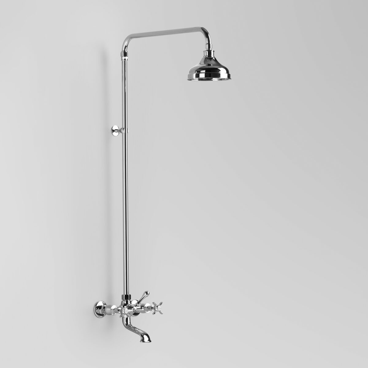 Bath/overhead shower Set 150mm shower head with divertor