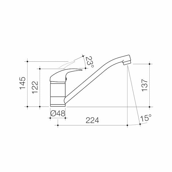 Acqua Sink Mixer - Lead Free