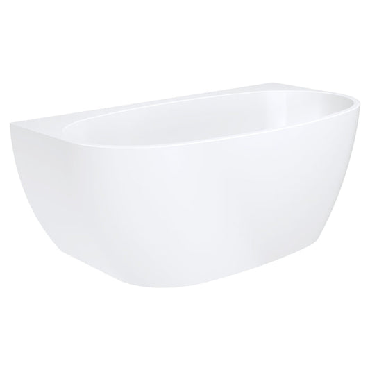 Keeto Back-To-Wall Acrylic Bath, 1700mm