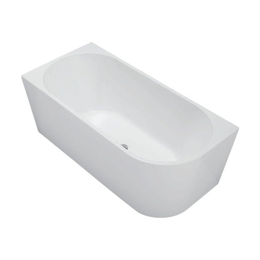 Isabella Right-Hand Acrylic Corner Bath, Gloss White, 1500mm