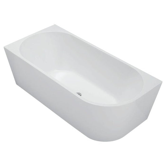 Isabella Right-Hand Acrylic Corner Bath, Gloss White, 1700mm