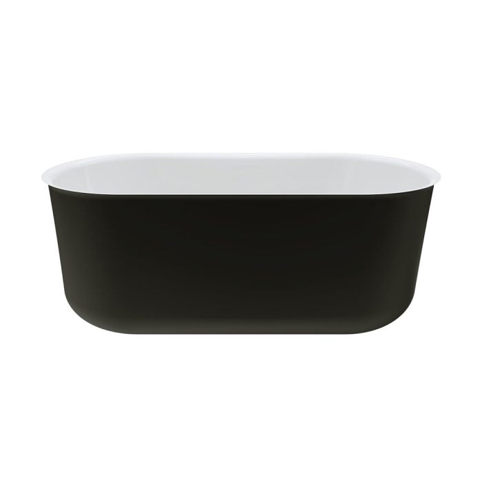 Windsor 1500 Freestanding Acrylic Bath, Matte Black