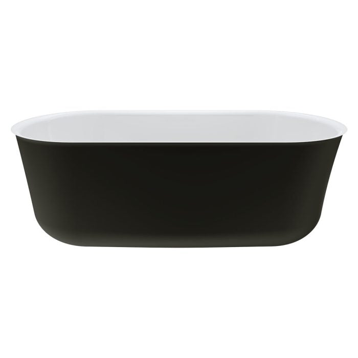 Windsor 1700 Freestanding Acrylic Bath, Matte Black