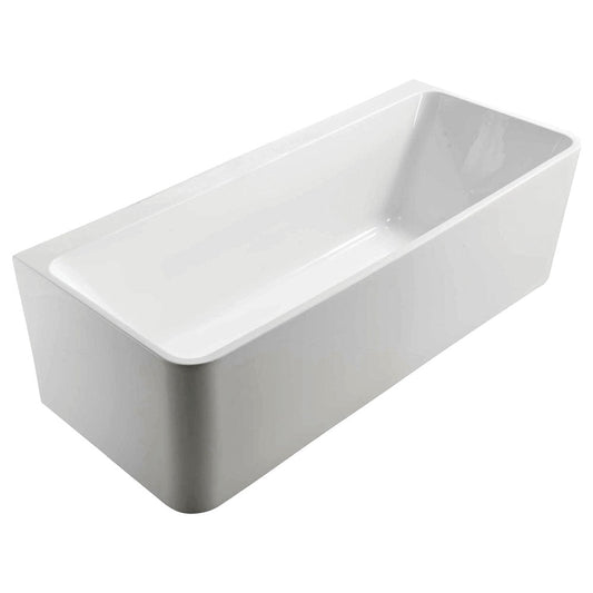 Delta Back-To-Wall Acrylic Bath, 1700mm