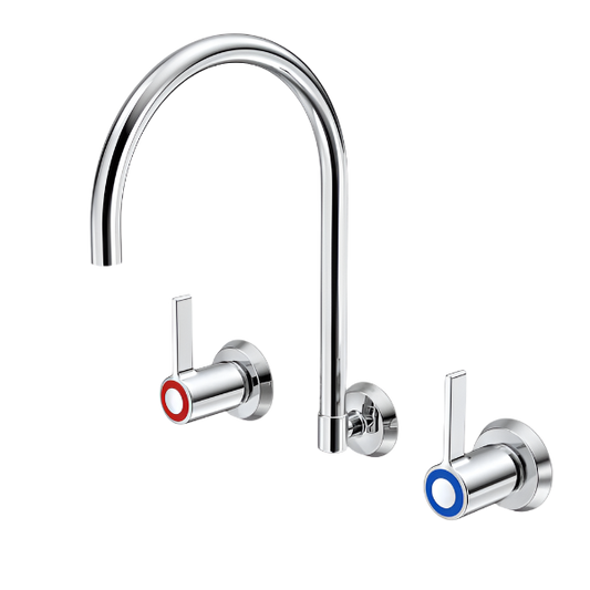 G Series+ Concealed Wall Sink Set (200mm outlet + 80mm handles)